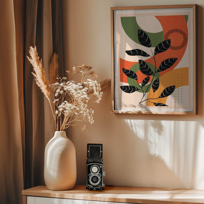 Tropical Geometry 4 - Poster / Art Print - interiör