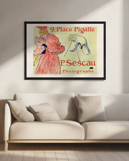 Le Photographe Sescau (1894) - Poster / Art Print - interiör