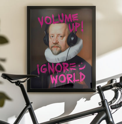 Volume Up - Poster / Art Print - interiör