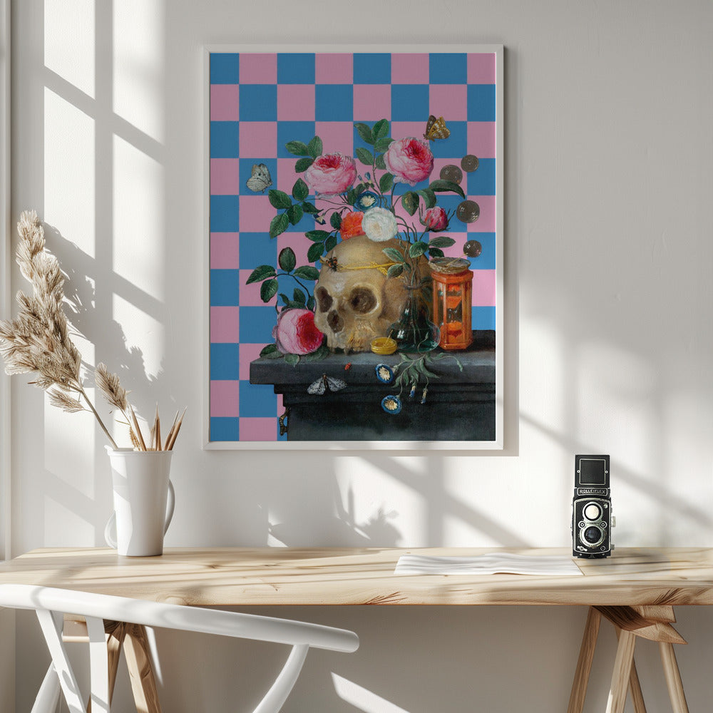 The Cheerfull Vanitas Still Life - Poster / Art Print - interiör