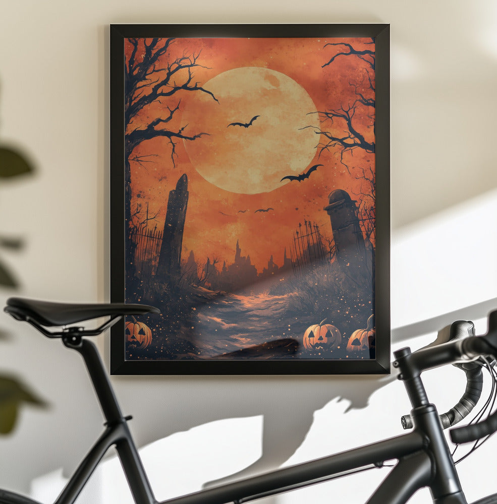 Halloween Scene (10) - Poster / Art Print - interiör