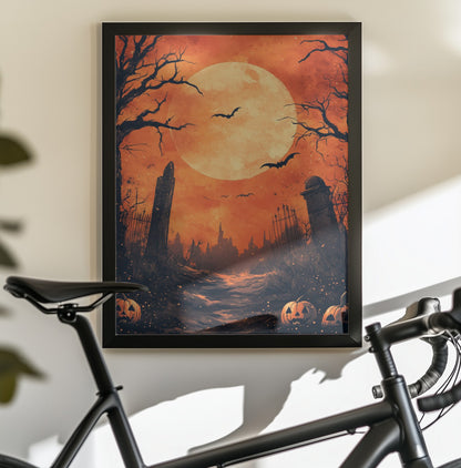Halloween Scene (10) - Poster / Art Print - interiör