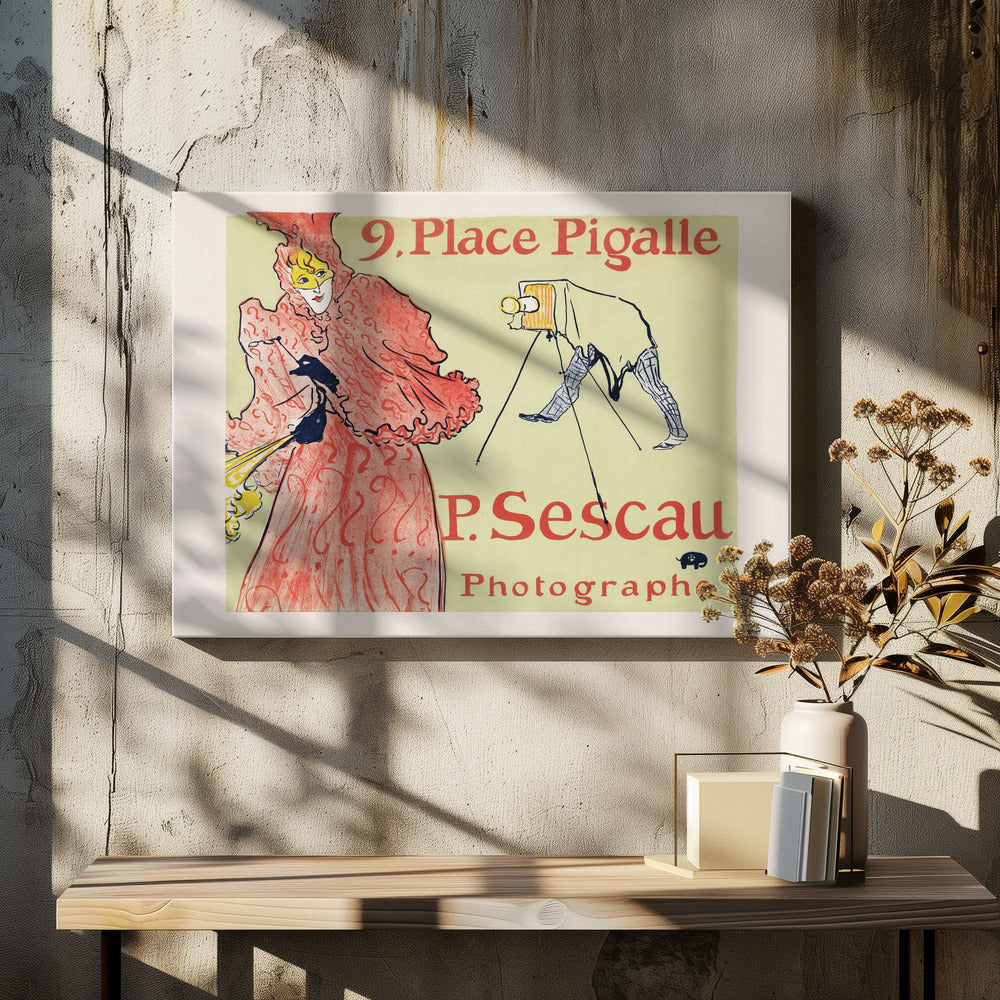 Le Photographe Sescau (1894) - Poster / Art Print - interiör