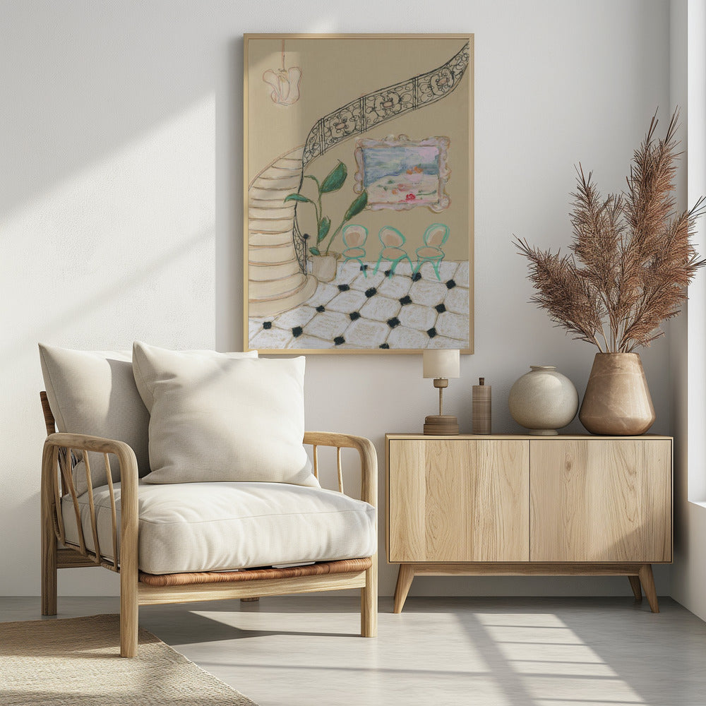 Museum Day In Paris - Poster / Art Print - interiör