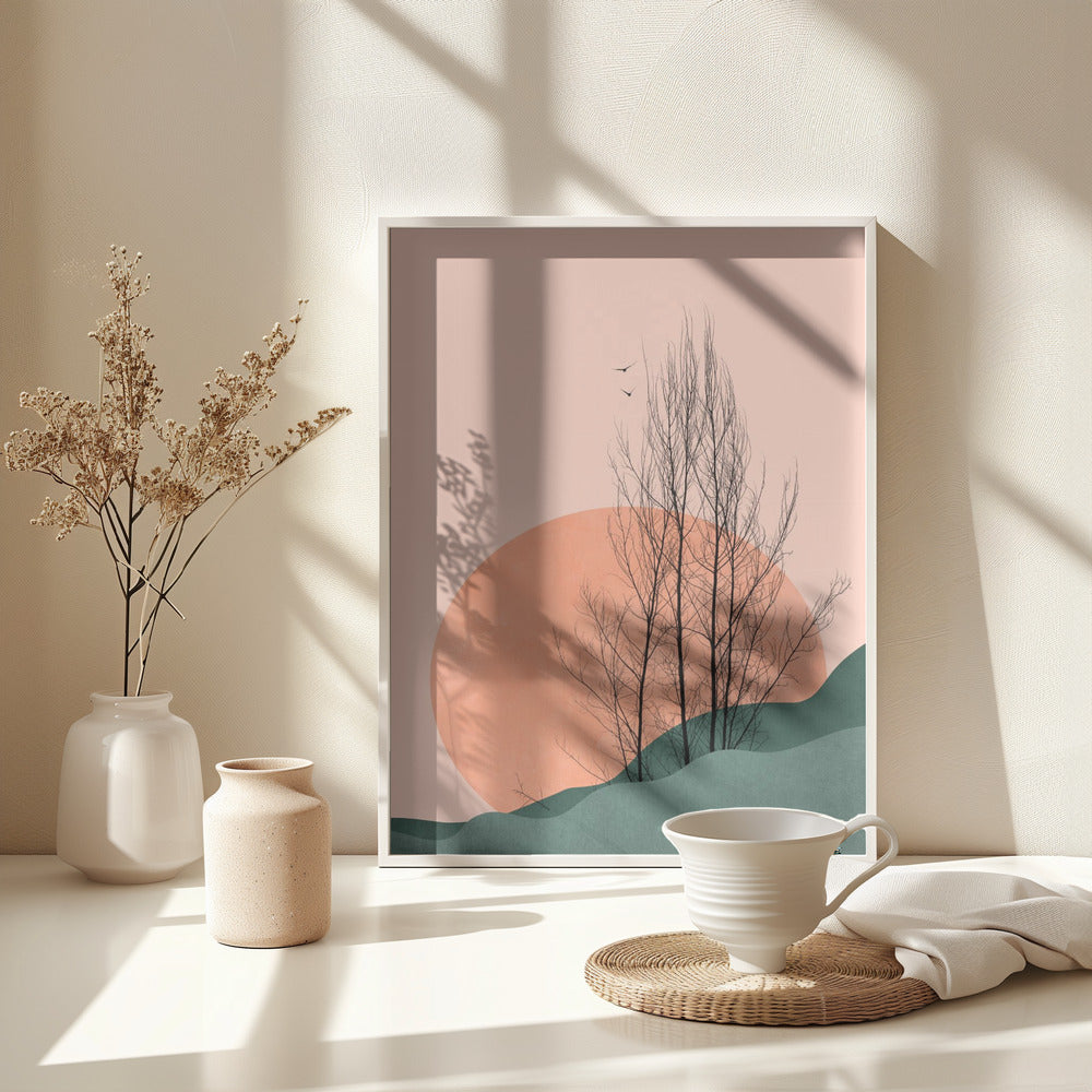 Sunset Memories - Poster / Art Print - interiör