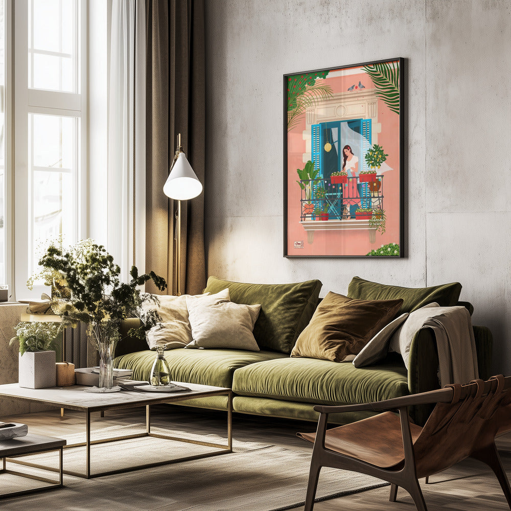 Barcelona - Poster / Art Print - interiör