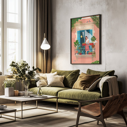 Barcelona - Poster / Art Print - interiör