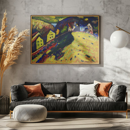 Houses At Murnau (1909) - Poster / Art Print - interiör