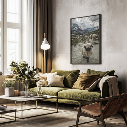 Out of my way - Poster / Art Print - interiör
