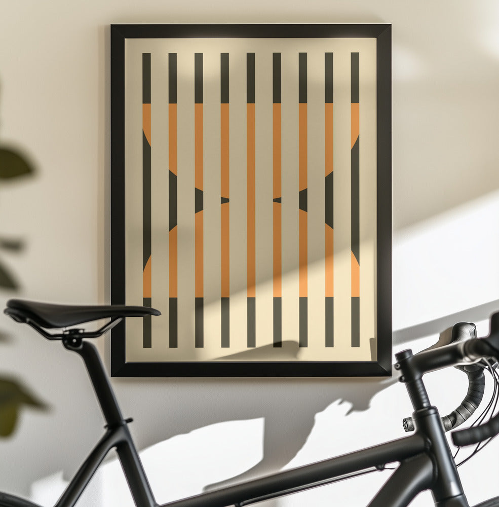 Faded Geometric #4 - Poster / Art Print - interiör