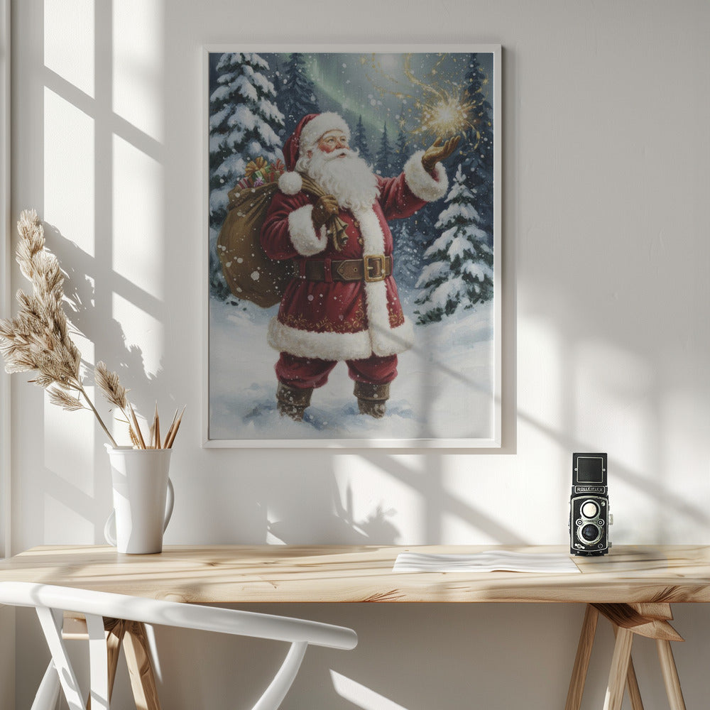 Santa Claus Magic - Poster / Art Print - interiör