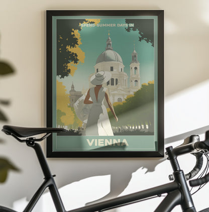 Vienna Summer Stroll - Poster / Art Print - interiör
