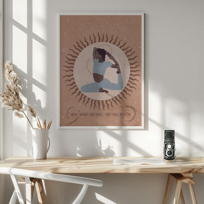 Energized Tranquility - Poster / Art Print - interiör