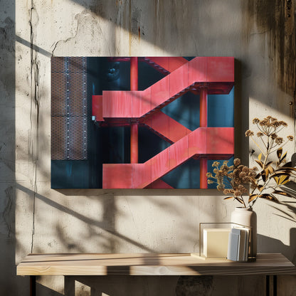 red route - Poster / Art Print - interiör