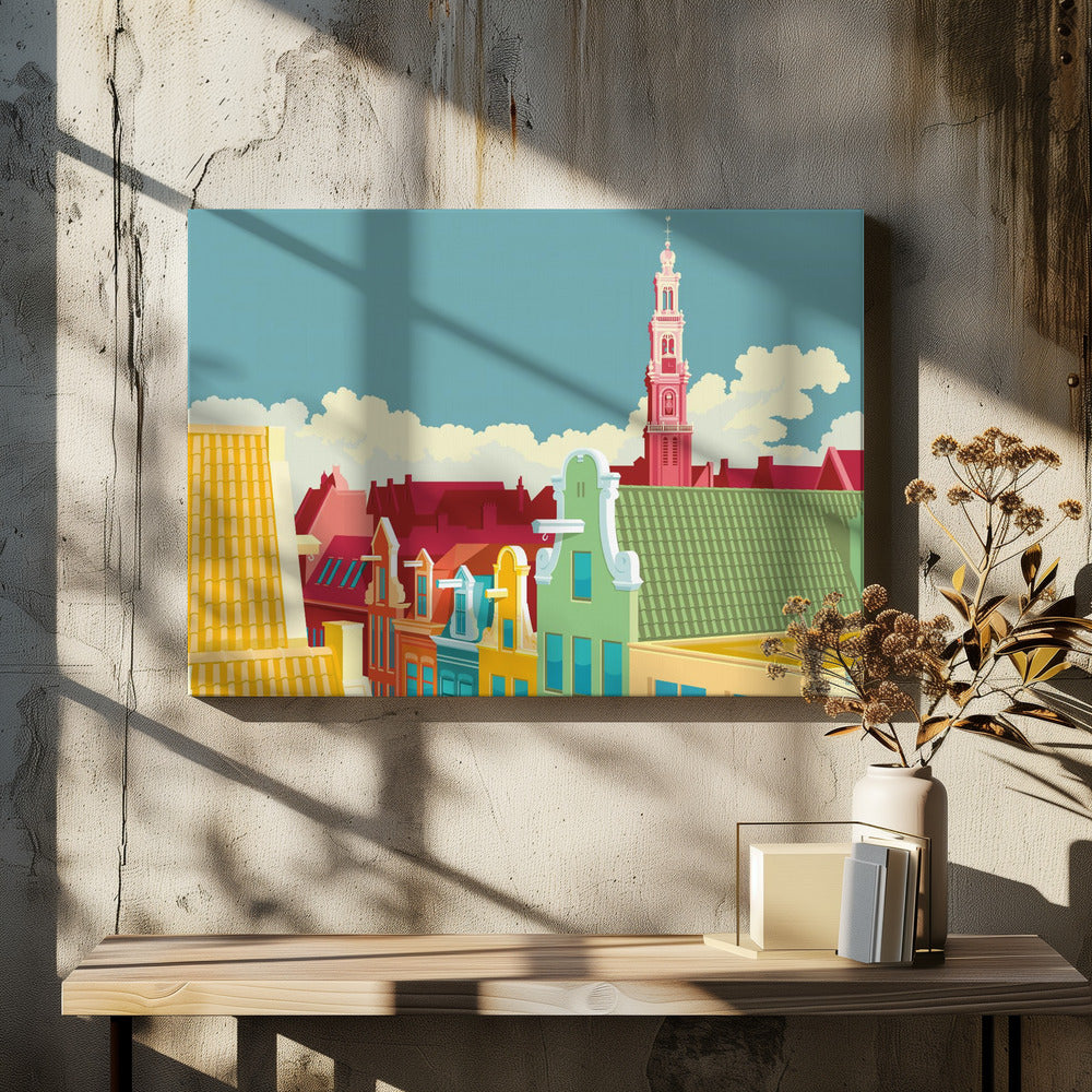Amsterdam Jordaan Westerkerk - Poster / Art Print - interiör