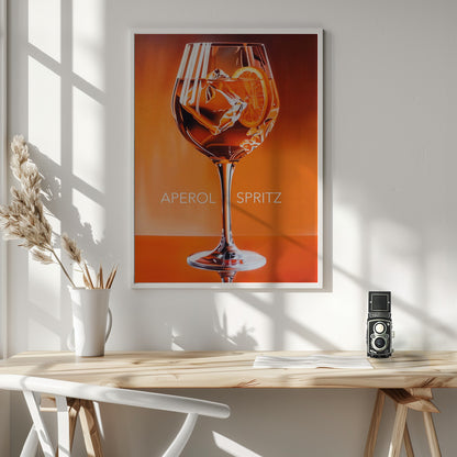 Aperol Spritz Orange - Poster / Art Print - interiör
