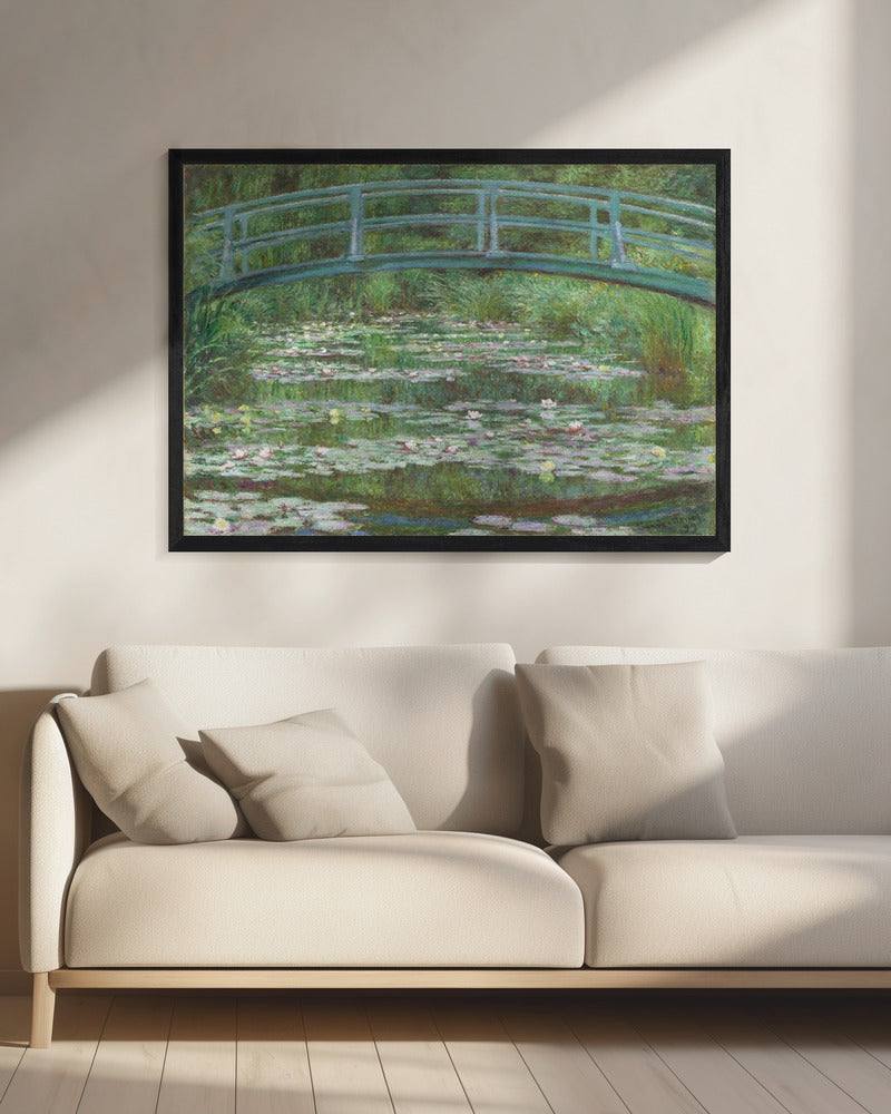 Japanese Footbridge 1899 - Poster / Art Print - interiör
