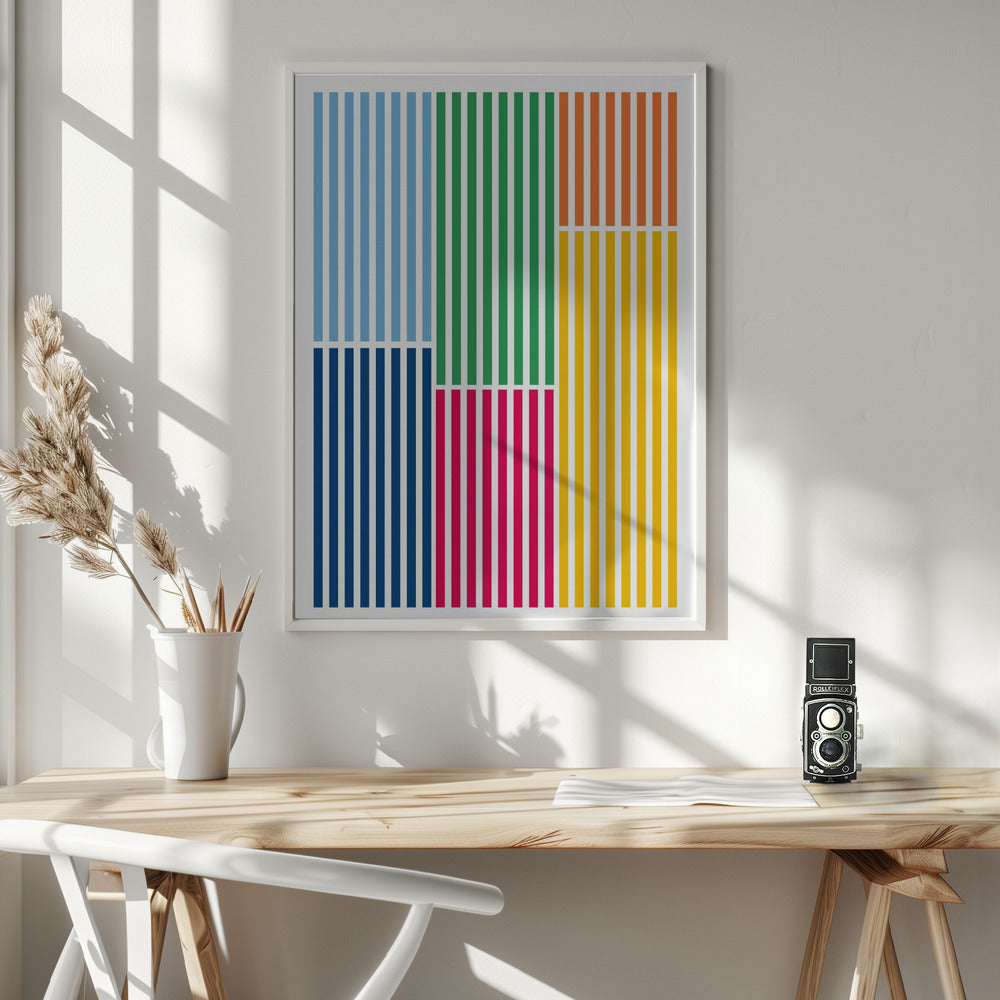 SUMMER DAYS - Poster / Art Print - interiör