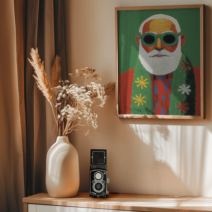 Holiday Santa - Poster / Art Print - interiör