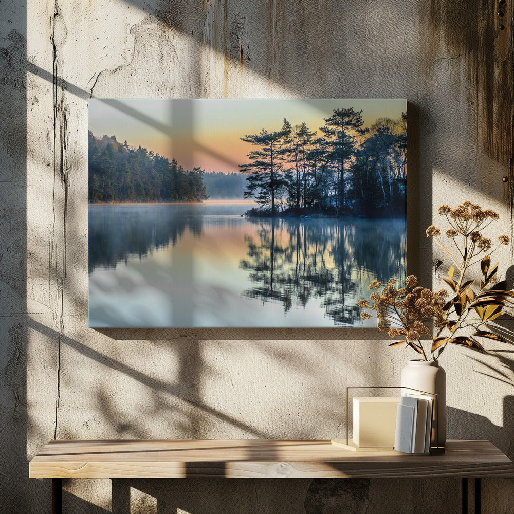 Before people wake - Poster / Art Print - interiör