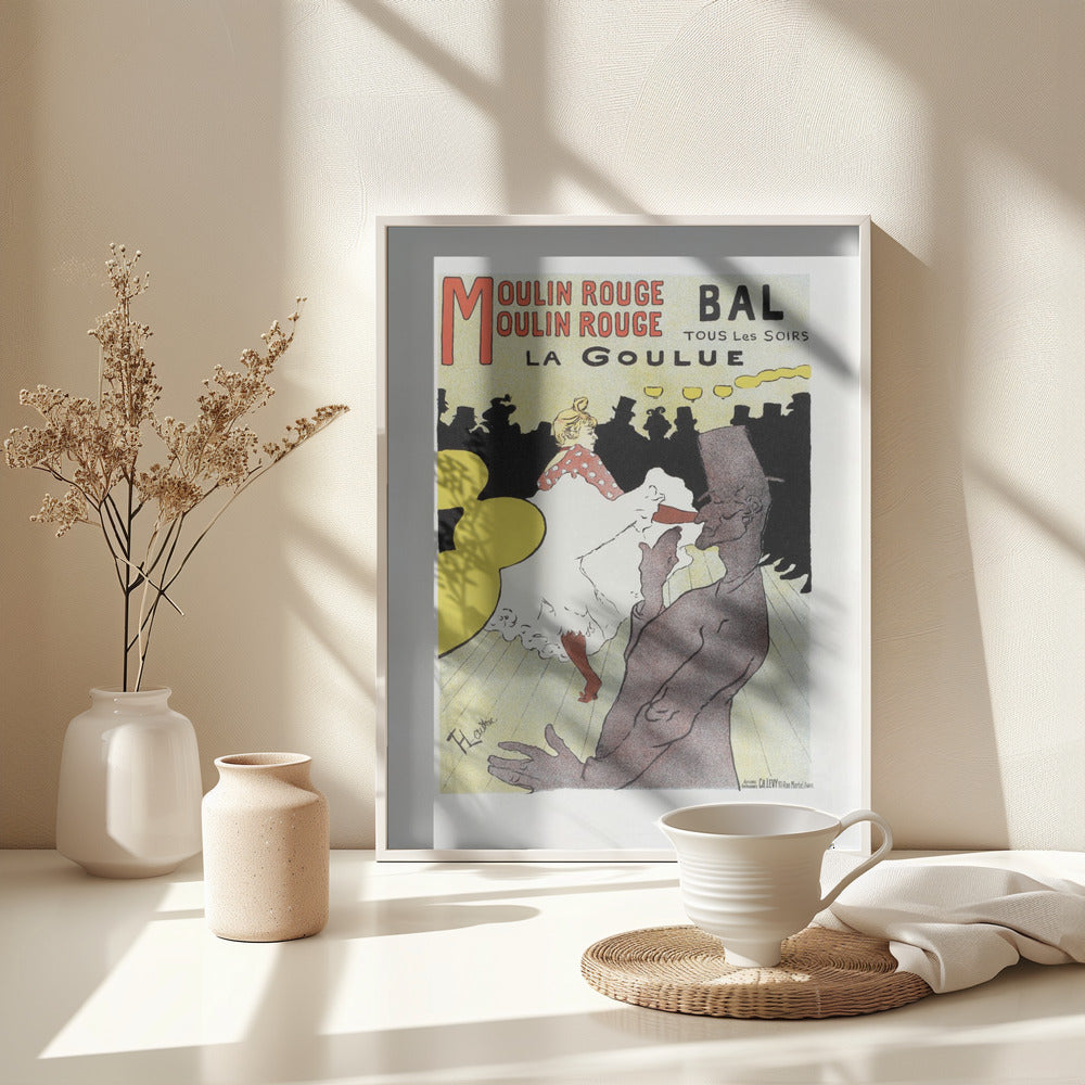 Affiche Pour Le Moulin Rouge la Goulue (1898 - Poster / Art Print - interiör
