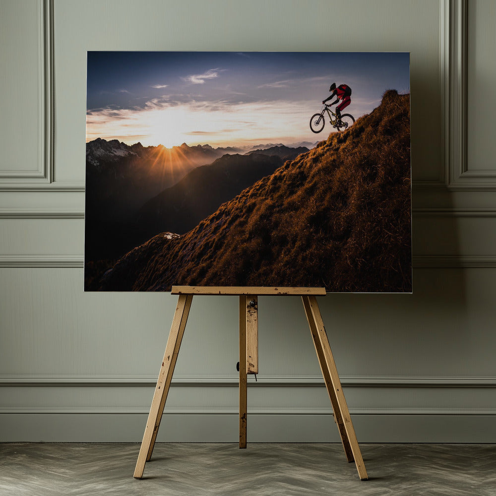 Live the adventure - Poster / Art Print - interiör