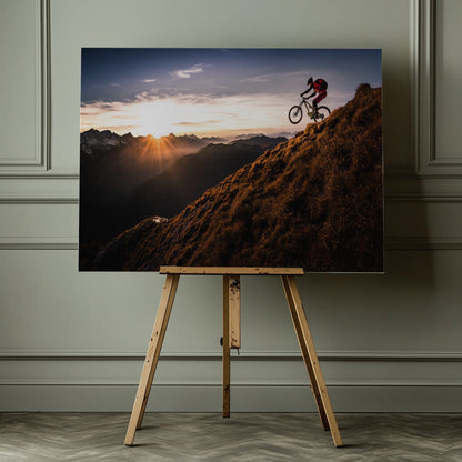 Live the adventure - Poster / Art Print - interiör