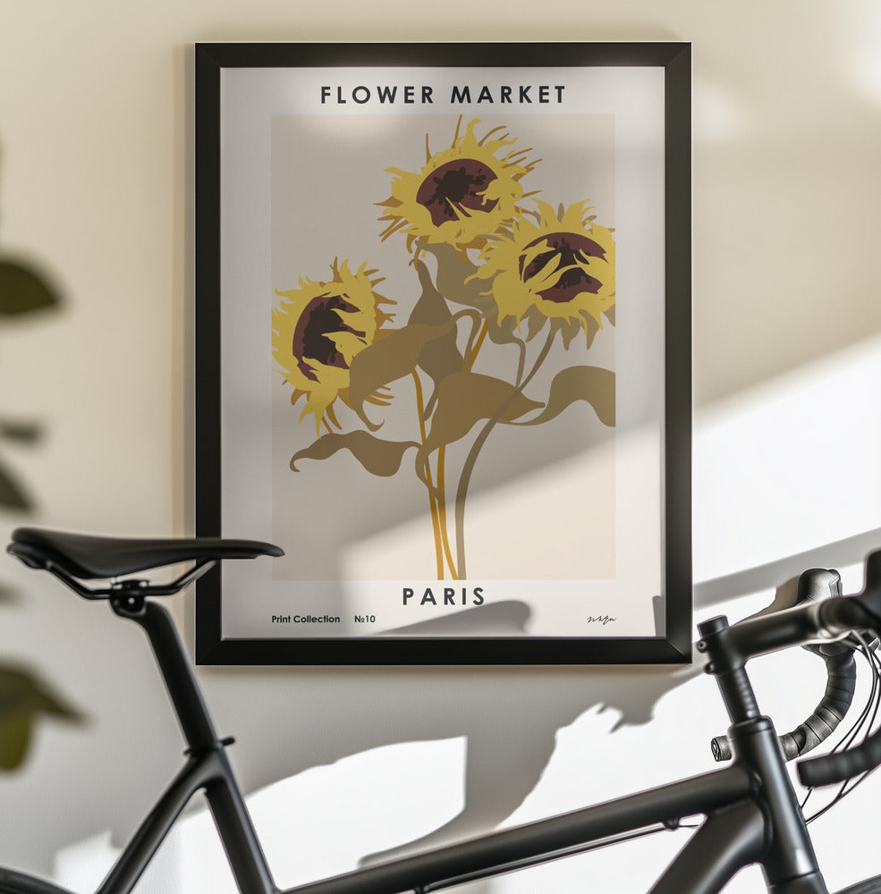 Flower Market. Paris - Poster / Art Print - interiör