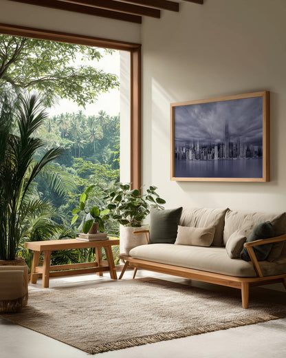 A view of Victoria Harbor in Hongkong - Poster / Art Print - interiör