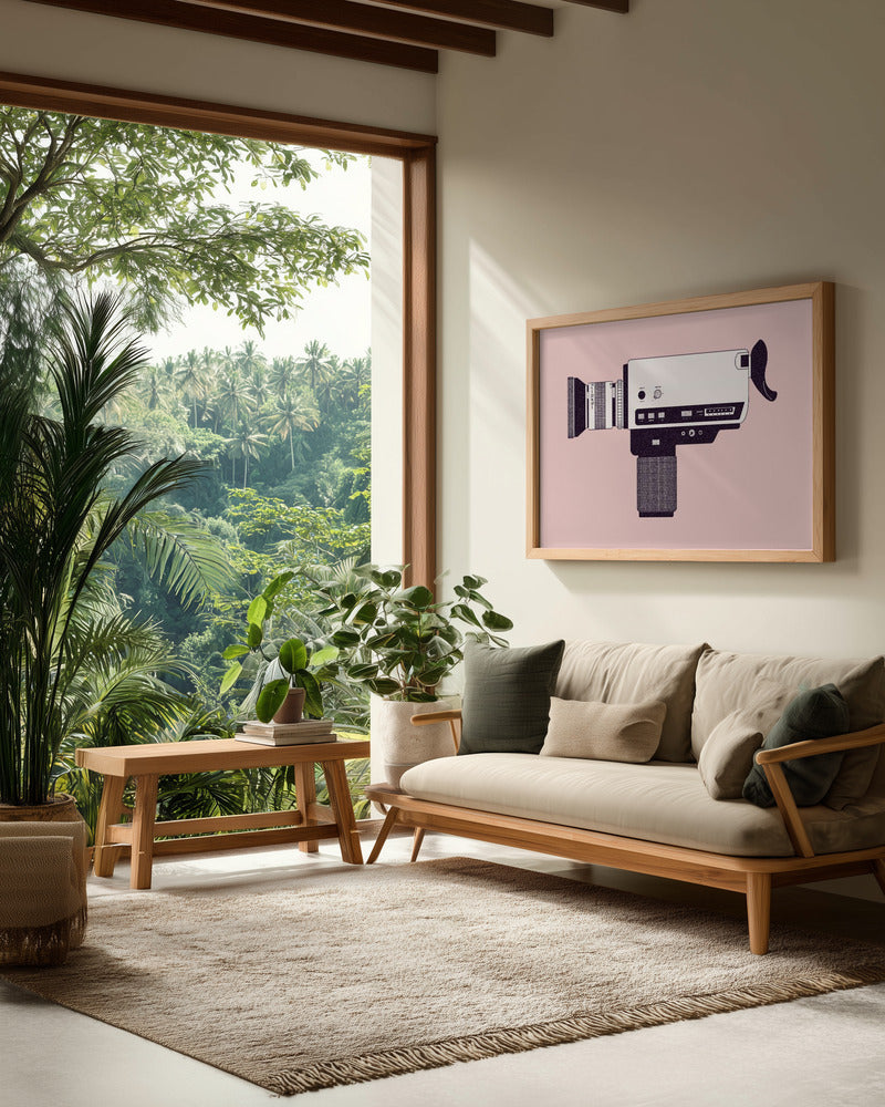 Super 8 Camera - Poster / Art Print - interiör
