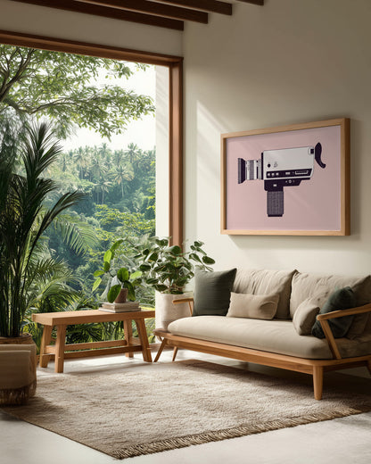 Super 8 Camera - Poster / Art Print - interiör