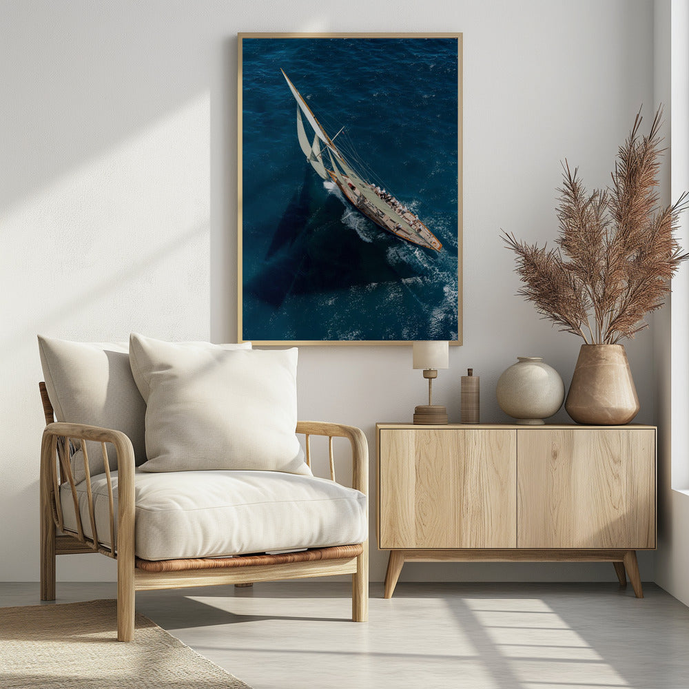 Team in race - Poster / Art Print - interiör
