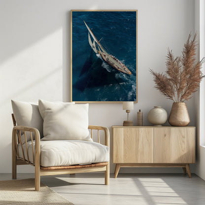Team in race - Poster / Art Print - interiör