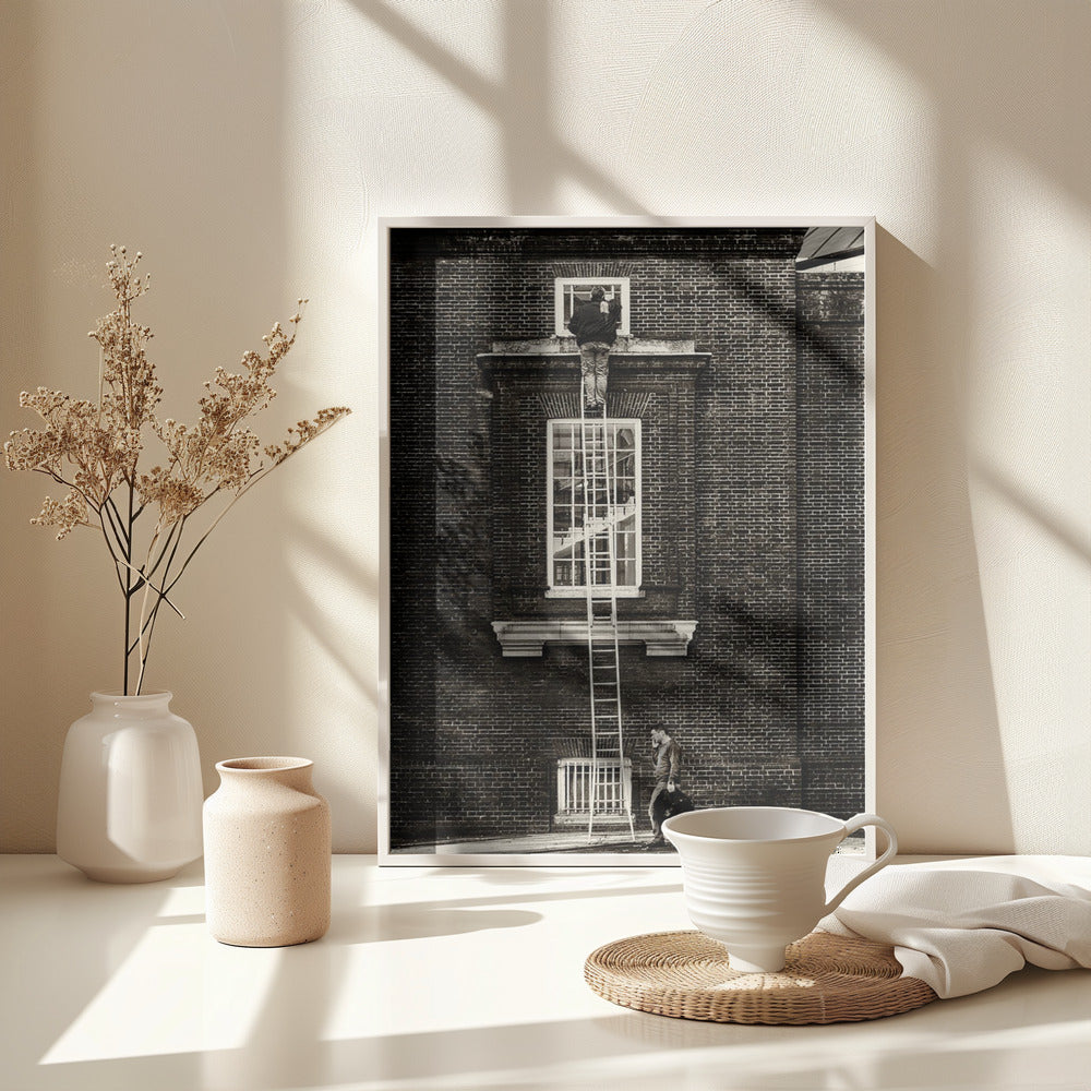 Long Ladder - Poster / Art Print - interiör