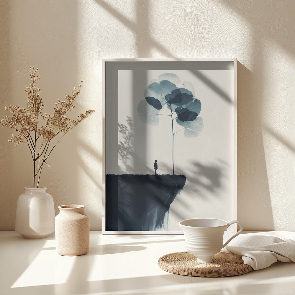 The Edge of the Cliff - Poster / Art Print - interiör