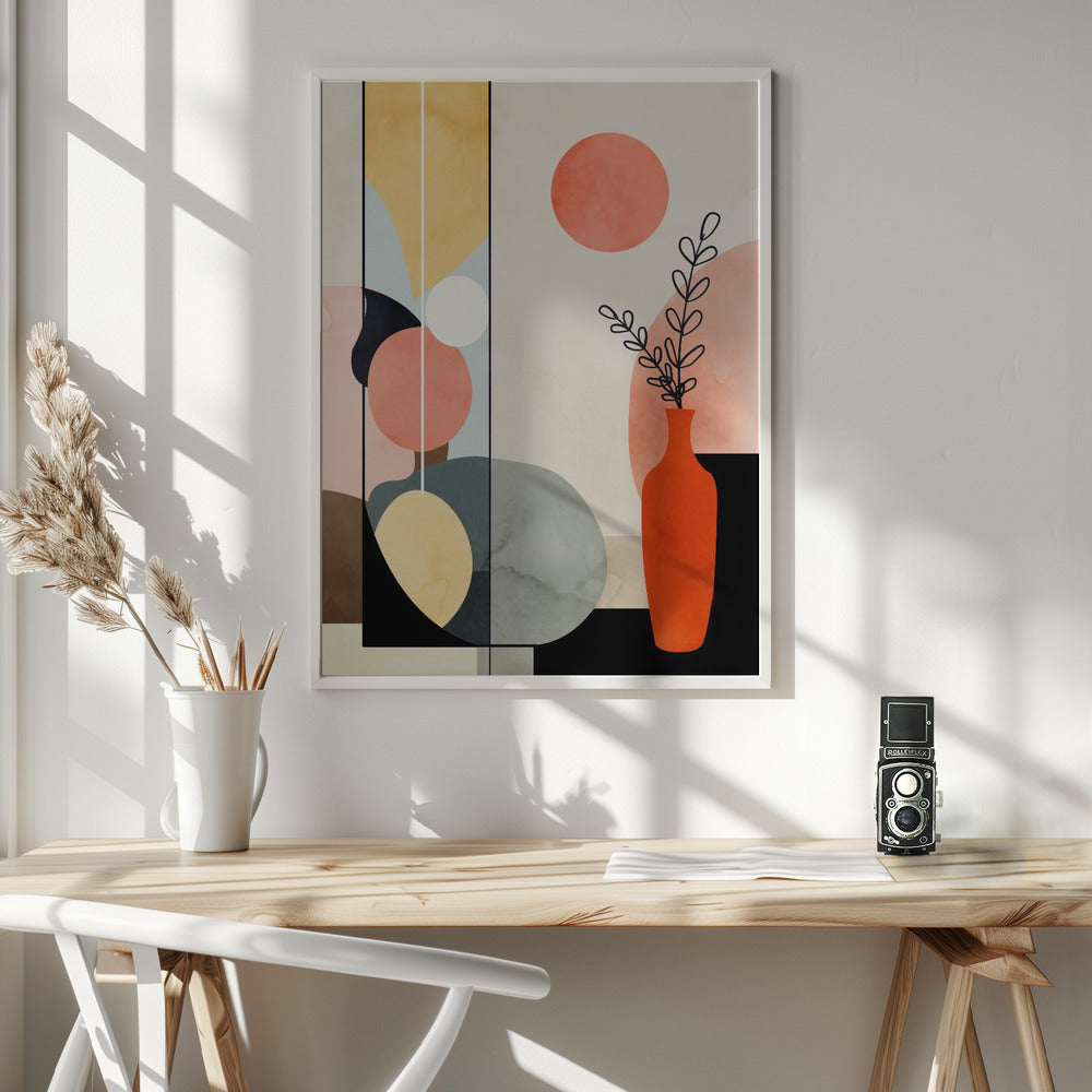Essence In Geometry - Poster / Art Print - interiör