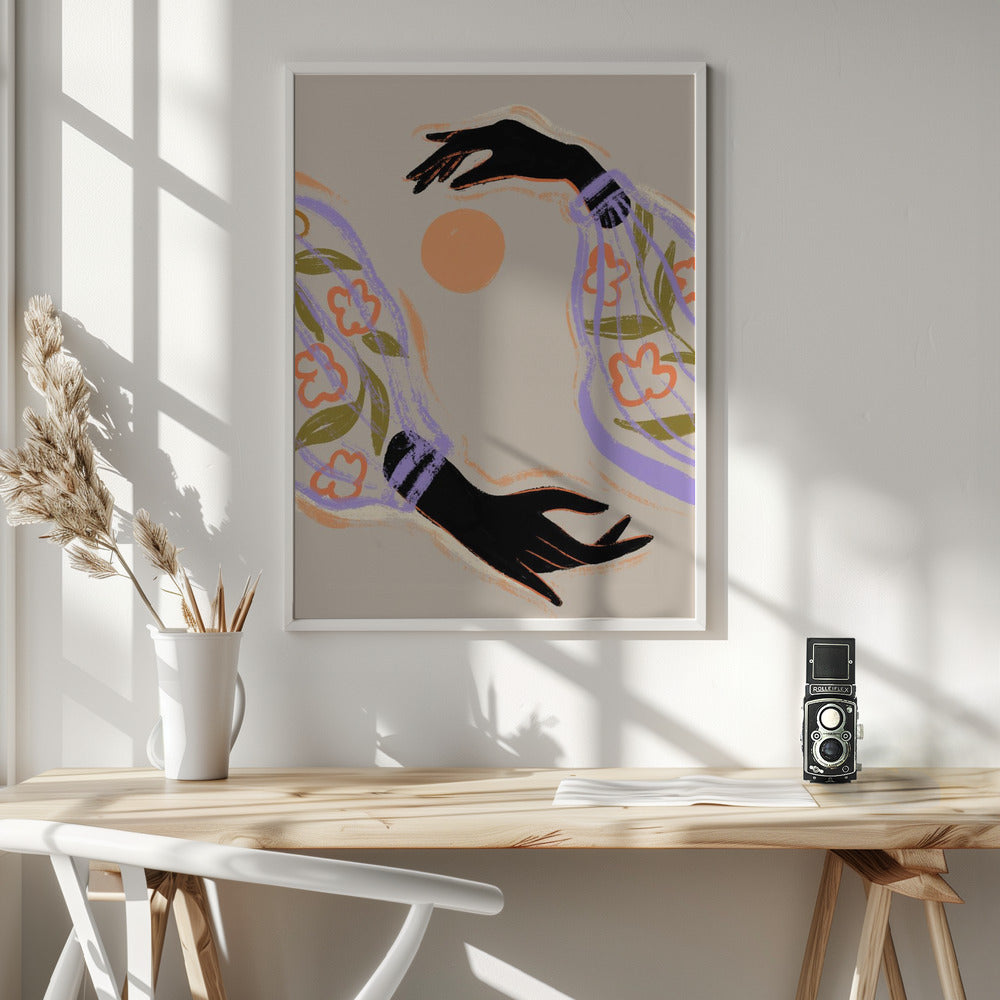 Embrace The Sun - Poster / Art Print - interiör