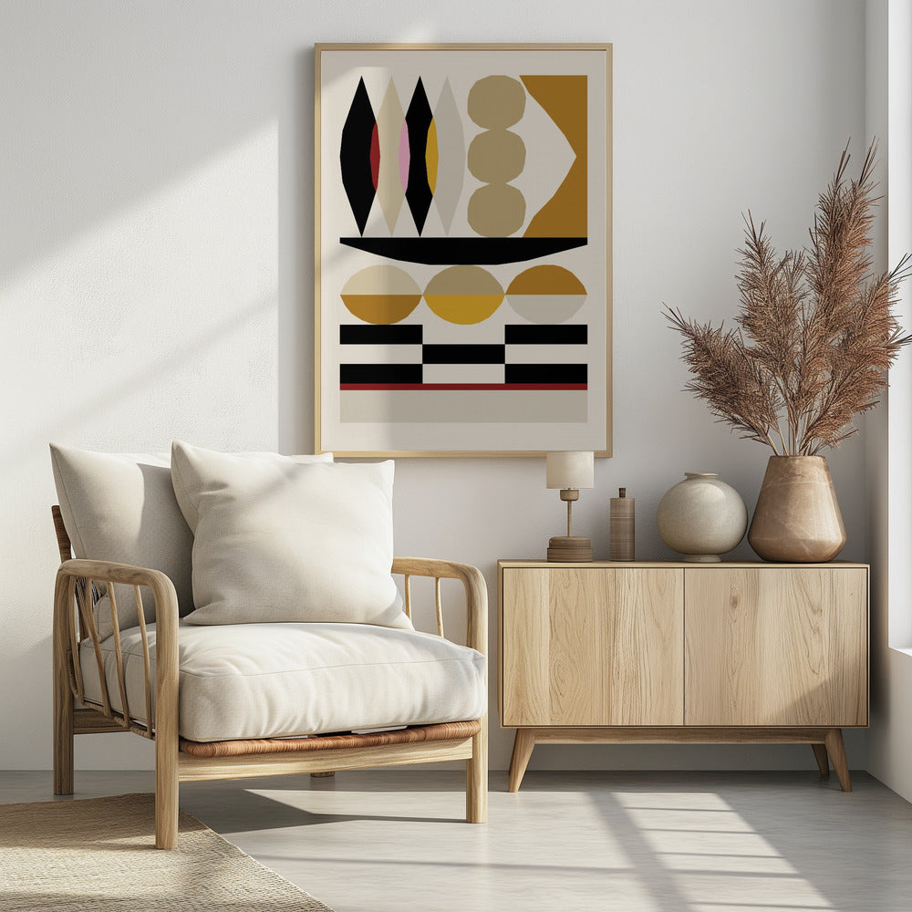 Abstract composition 25 - Poster / Art Print - interiör