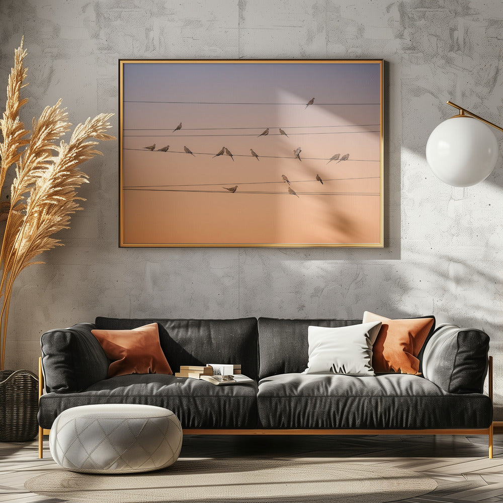 Music of Light - Poster / Art Print - interiör