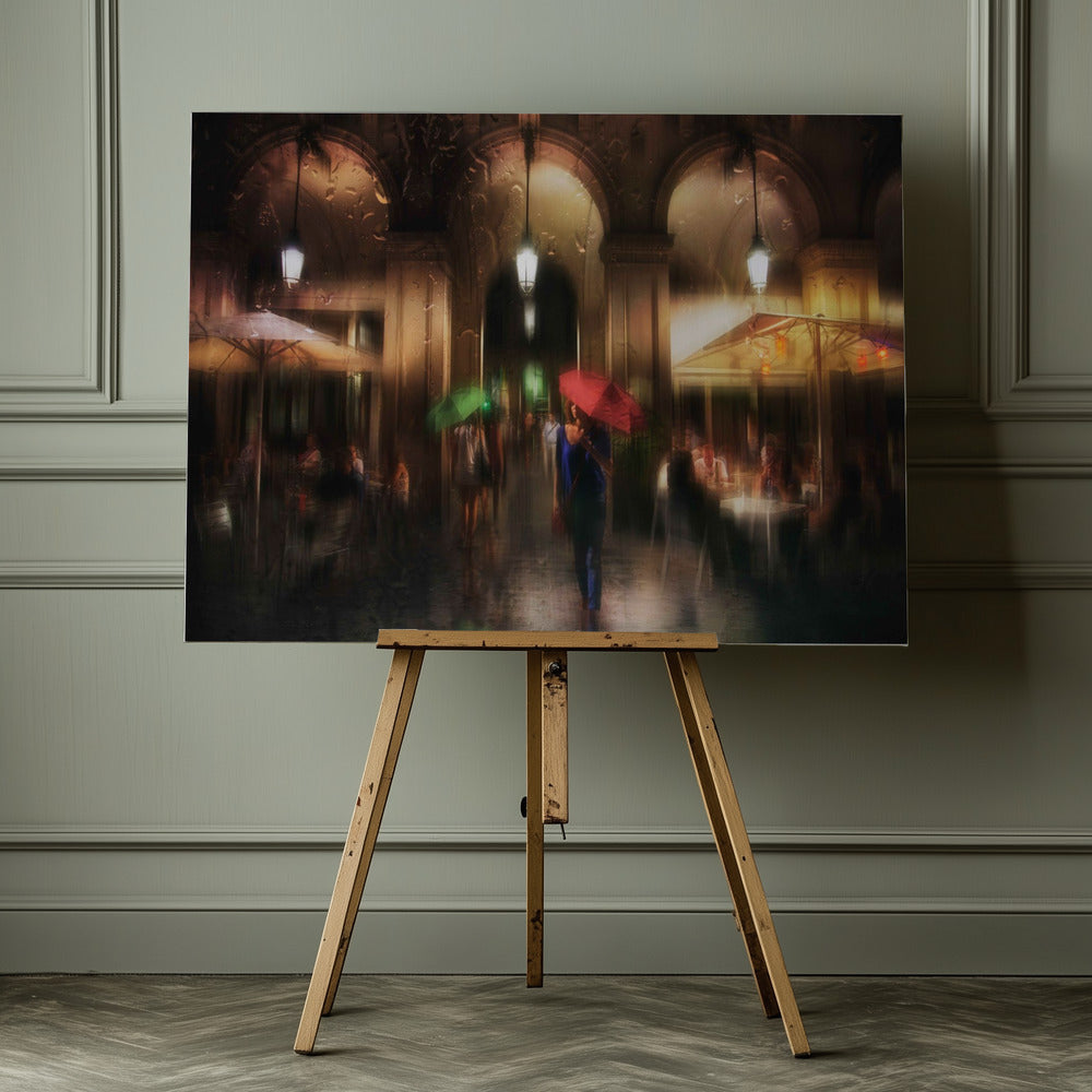 There is something in the rain... - Poster / Art Print - interiör