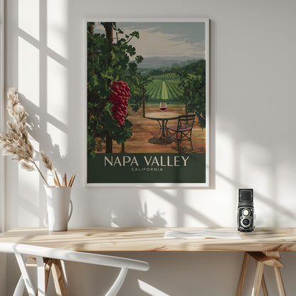 Napa Valley - California - Poster / Art Print - interiör