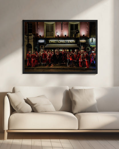 Santa's Teambuilding - Poster / Art Print - interiör