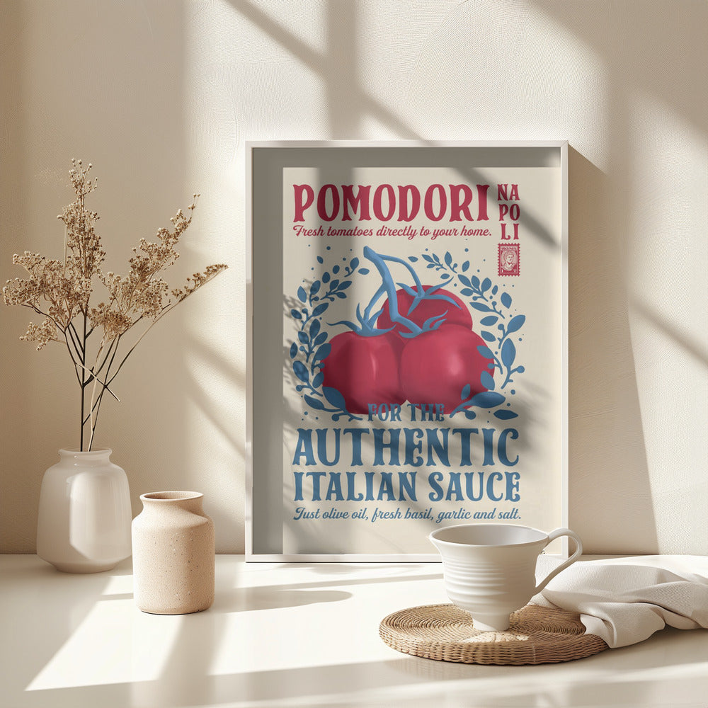 Pomodori Kitchen print - Poster / Art Print - interiör