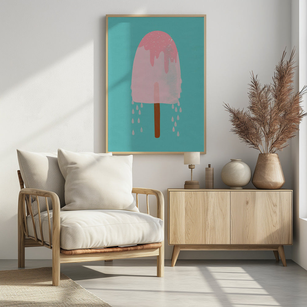 Yummy Ice Cream - Poster / Art Print - interiör
