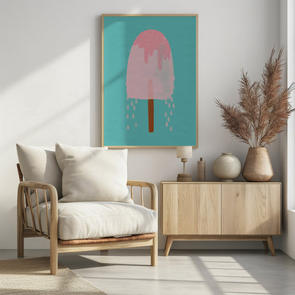 Yummy Ice Cream - Poster / Art Print - interiör