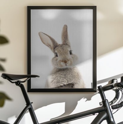 Peekaboo Bunny - Poster / Art Print - interiör