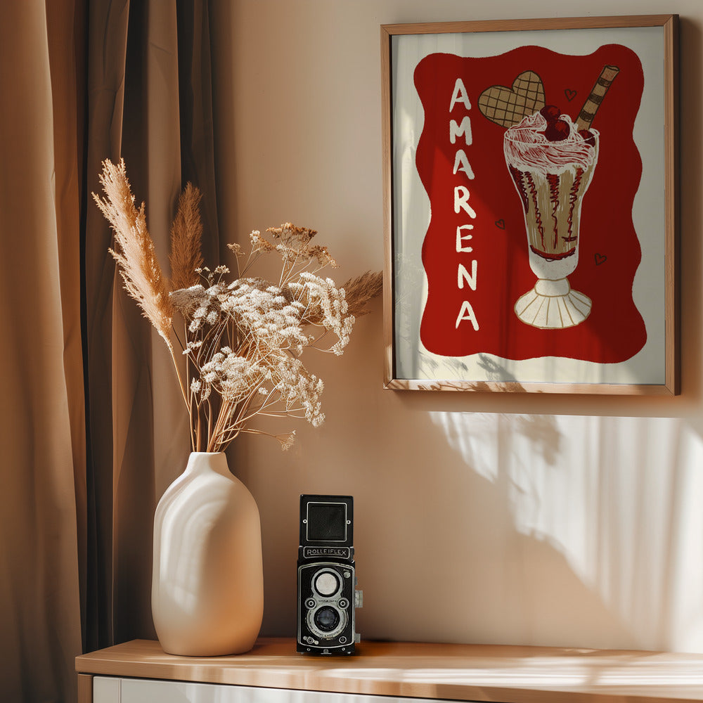 Amarena - Poster / Art Print - interiör