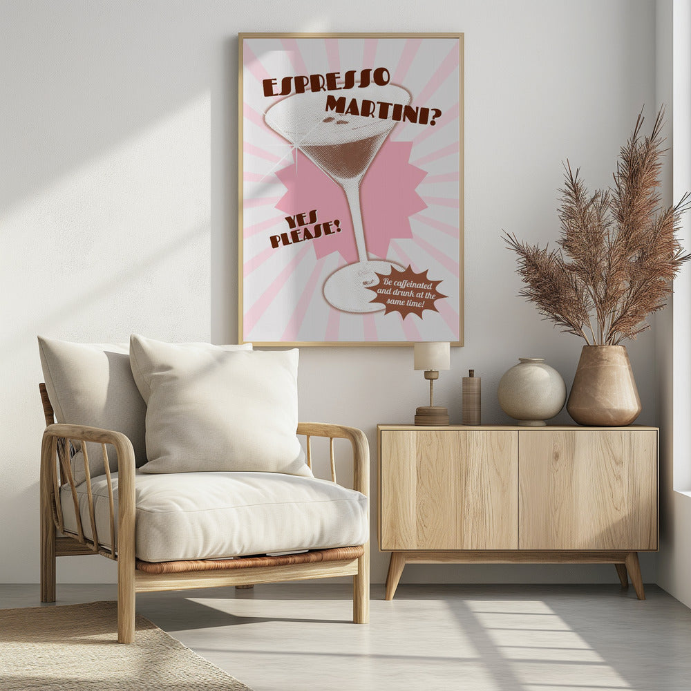 Espresso Martini - Poster / Art Print - interiör