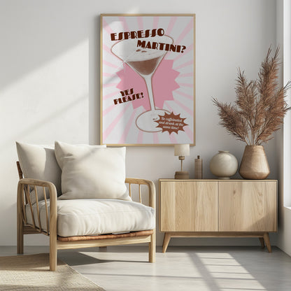 Espresso Martini - Poster / Art Print - interiör