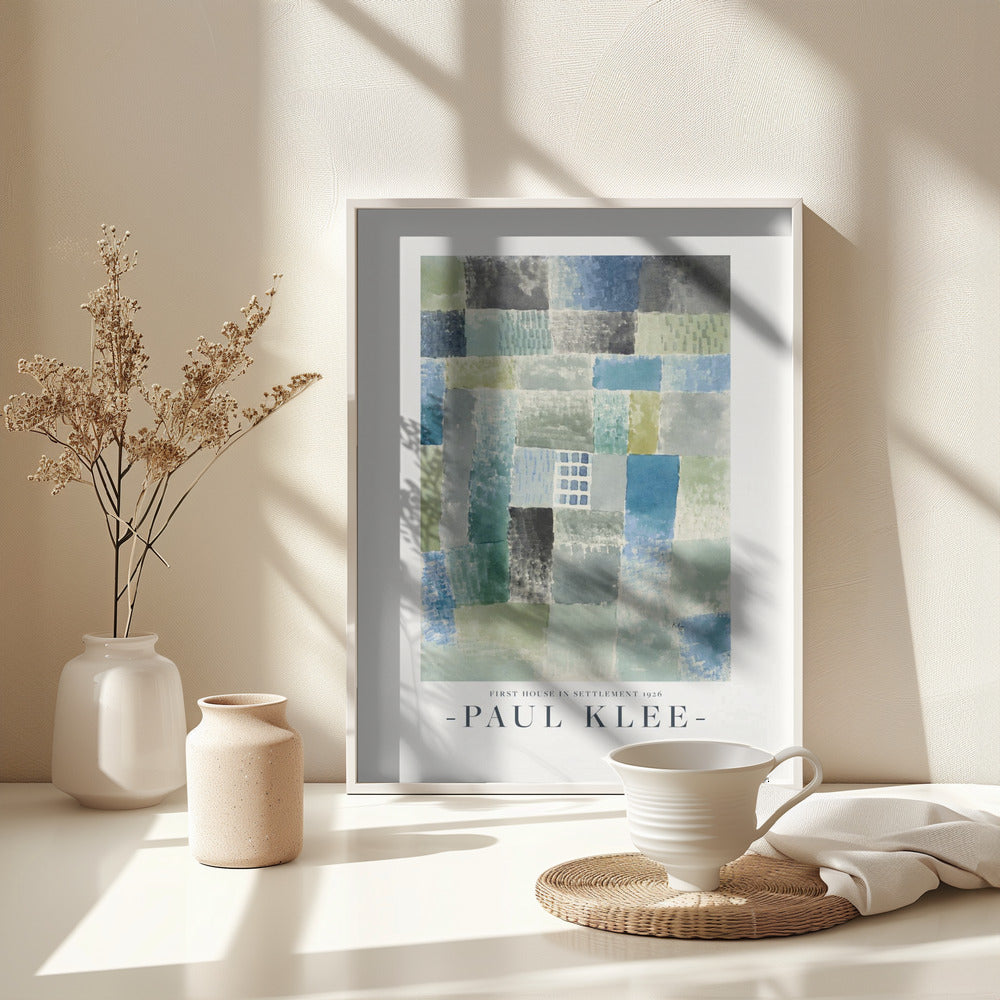 First House in a Settlement 1926 - Poster / Art Print - interiör